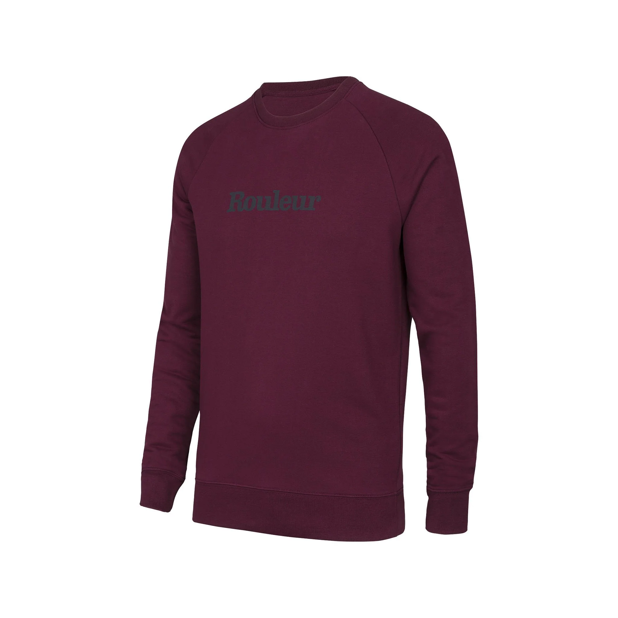Rouleur Logo - Organic Sweatshirt - Unisex - Burgundy - Image 4