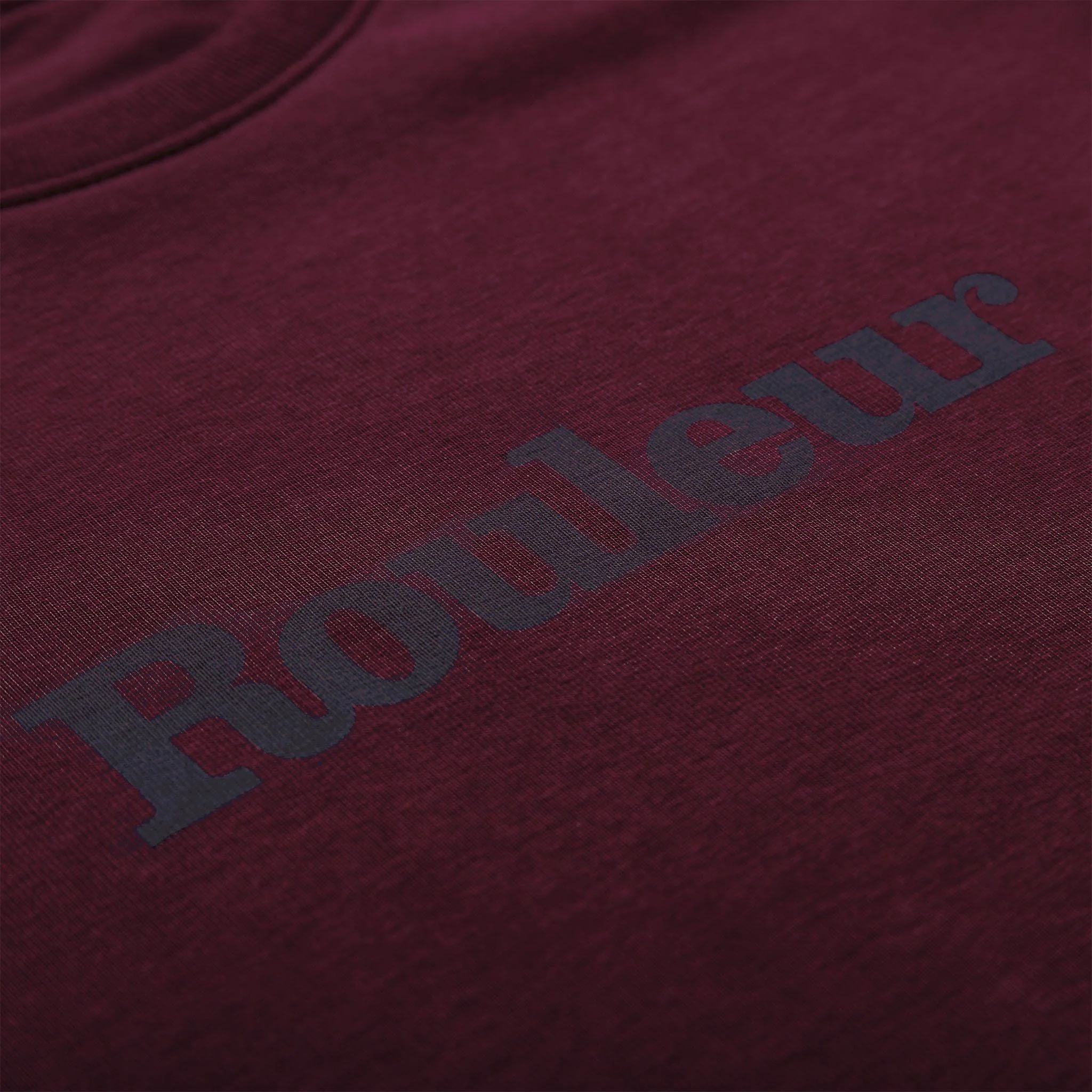 Rouleur Logo - Organic Sweatshirt - Unisex - Burgundy - Image 5