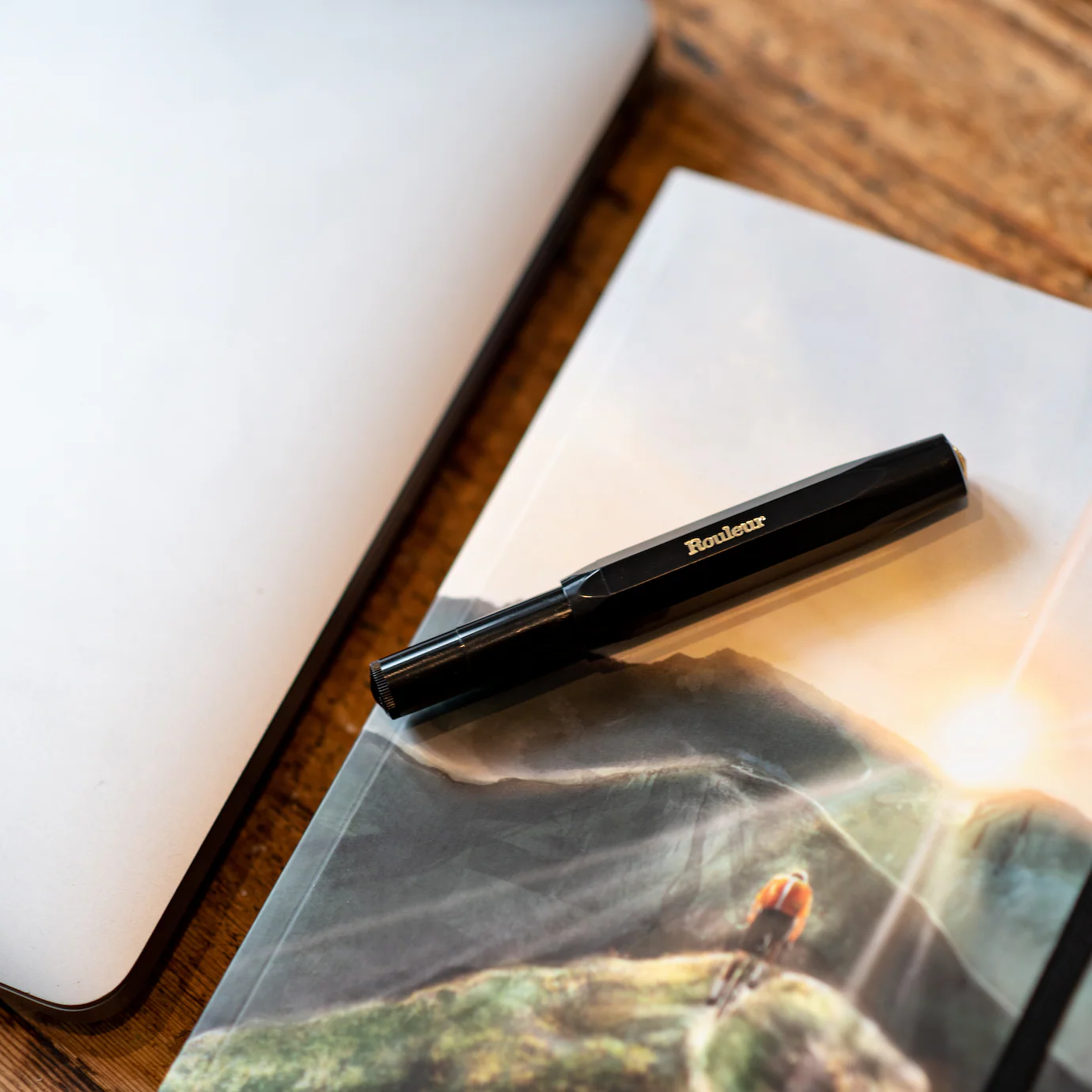 Rouleur x Kaweco Rollerball Pen - Black + Gold foil logo - Image 4